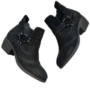 Taos Howdy Leather Ankle Boots Size 10 10.5